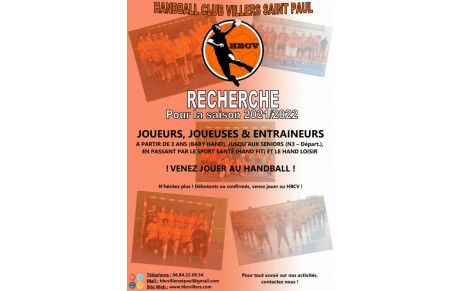 Recherche Joueurs (H/F) et Entraîneurs (H/F)
